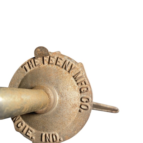 ANTIQUE 1914 FEENY MFG. CO. HAND PUMP MANUAL VACUUM CLEANER SWEEPER Model C - Picture 8 of 13